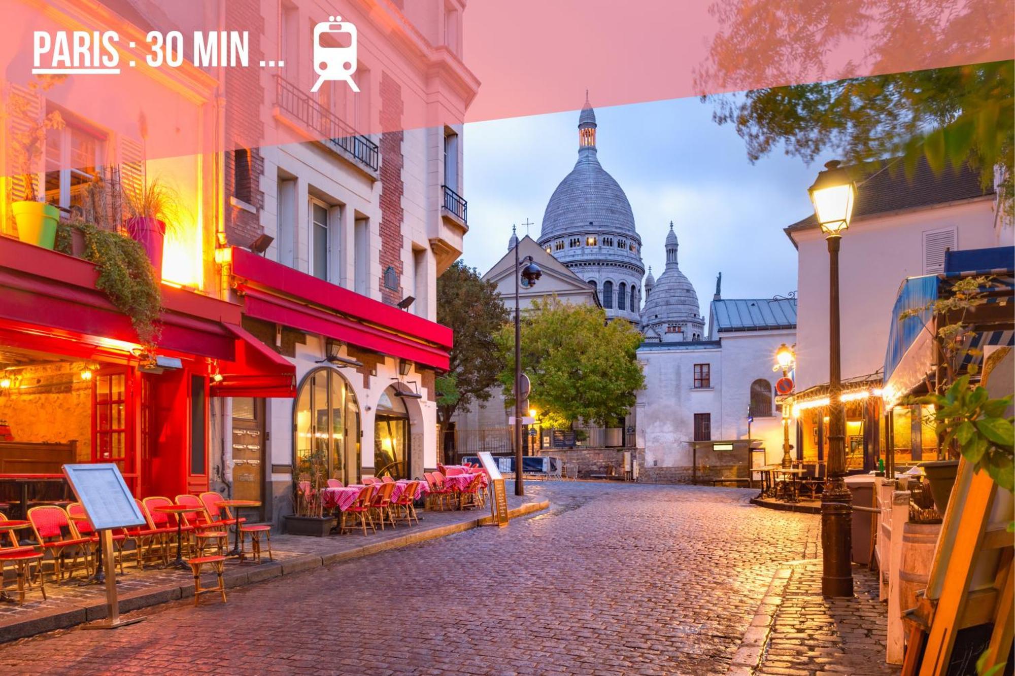 Paris Cocon - Disneyland, Parking, Hypercentre, Train Station *